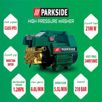 مضخة غسيل الضغط العالي PARKSIDE 2100W